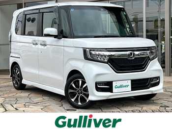 ホンダ Ｎ ＢＯＸ カスタム G L ホンダセンシング 社外SDナビ Bカメラ ドラレコ 片側パワスラ