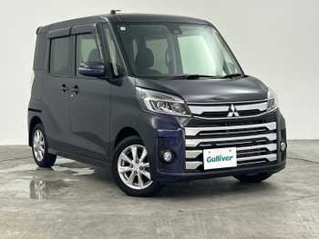 三菱 ｅＫスペース カスタムG セーフティパッケージ 禁煙車 純正ナビ フルセグTV 全方位 ETC