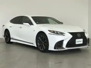 レクサス ＬＳ 500h Fスポーツ TRDエアロ TRDマフラー マクレビ 赤レザー