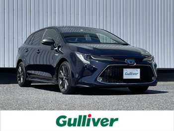トヨタ カローラツーリング ハイブリッド ダブルバイビー 純正OPナビ ハーフレザー オートクルーズ