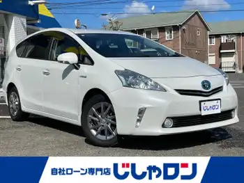 トヨタ プリウス α S チューンブラック ワンオナ/純正ナビ/Bカメラ/ドラレコ/ETC