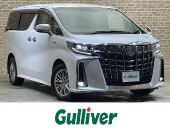 トヨタ アルファードハイブリット SR 純正10型ナビ/ETC/オットマン/ 純正アルミ