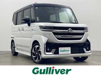 スズキ スペーシア カスタム HYBRID XS ターボ 衝突軽減 純正ナビ 全方位カメラ 両側電動