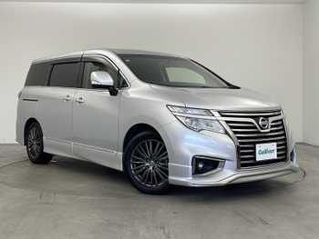 日産 エルグランド 250HWS アーバンクロム 9型ナビ Bカメラ 後席モニター パワスラ