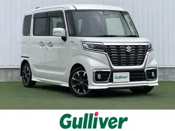 スズキ スペーシア カスタム HYBRID XS 禁煙車 ナビ Bカメラ 両パワ 半革暖席 ETC