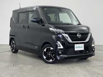 日産 ルークス ハイウェイスター X 純正10型ナビ 全方位カメラ エマブレ LED