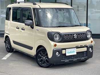 スズキ スペーシア ギア HYBRID XZターボ ワンオーナ 純ナビ 全方位モニタ パワスラ
