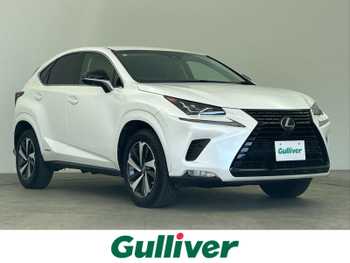レクサス ＮＸ 300h ブラックシークエンス 禁煙 純正ナビ 純正アルミホイール LED