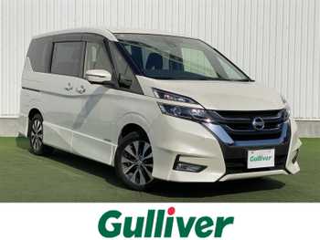 日産 セレナ ハイウェイスターVセレクションⅡ 禁煙 純9型ナビ 純天吊画面 全方位 ETC LED