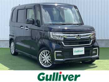 ホンダ Ｎ ＢＯＸ カスタム L ターボ 禁煙車 純正ナビ Bカメラ 両側スライド　　