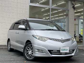 トヨタ エスティマ アエラス Gエディション 外ナビTVカメラ後席フリップダウン両Pスラ