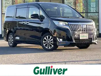 トヨタ エスクァイア ハイブリッド Gi プレミアムパッケージ ブラックテーラード 純正10型ナビ 後席モニター 両側Pスラ ETC