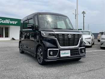 スズキ スペーシア カスタム HYBRID XS ターボ 衝突軽減 SDナビ 両後パワスラ クルコン