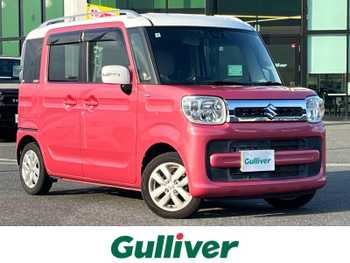 スズキ スペーシア HYBRID X 2トーン 純正ナビTV Bカメ 両側PS シートヒーター