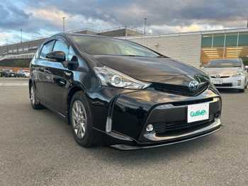 トヨタ プリウス α S チューンブラックⅡ 純正ナビ　フルセグ　バックモニター　ETC