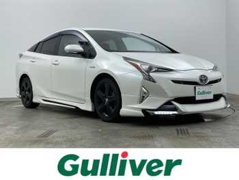 トヨタ プリウス A プレミアム　ツーリングセレ 純正ナビ フルエアロ シートヒーター 100V