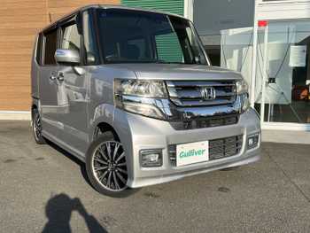 ホンダ Ｎ ＢＯＸ カスタム G ターボ Lパッケージ 1オーナー　純正ナビ　両側パワスラ