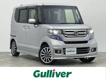 ホンダ Ｎ ＢＯＸ カスタム G ターボ Lパッケージ 1オーナー　純正ナビ　両側パワスラ