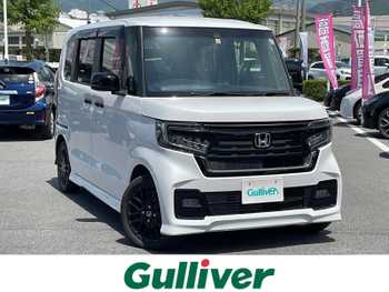 ホンダ Ｎ ＢＯＸ カスタム L ターボ スタイル+ブラック 禁煙車 純正ナビTV 両側電動スライドドア