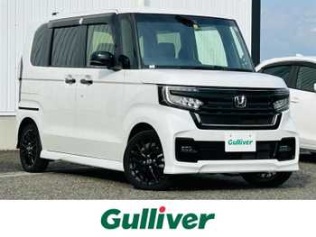 ホンダ Ｎ ＢＯＸ カスタム L ターボ スタイル+ブラック 禁煙車 純正ナビTV 両側電動スライドドア