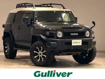 トヨタ ＦＪクルーザー ブラックカラーパッケージ 4WD クルコン ETC Bカメ ルーフラックUSB