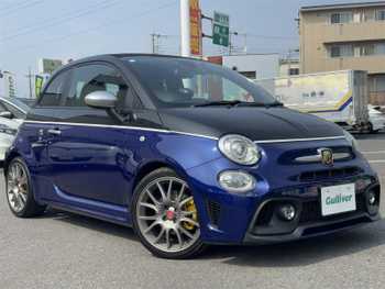 アバルト ５９５Ｃ ツーリズモ 社外ナビ フルセグ Bカメラ 茶革 ドラレコ