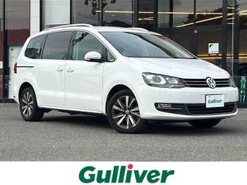 フォルクスワーゲン シャラン TDI ハイライン 1オナ 半革 BSM 電動リア ドラレコ ETC