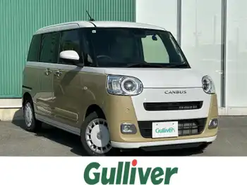 ダイハツ ムーヴ キャンバス ストライプス G 7型ナビ Bカメラ パワスラ シートヒーター