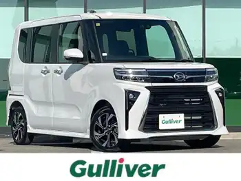 ダイハツ タント カスタム X 純正7型ナビ Bカメラ 両側電動扉 半革温席