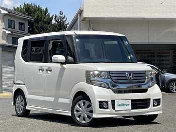 ホンダ Ｎ ＢＯＸ カスタム G 社外メモリーナビ バックカメラ 純正マット