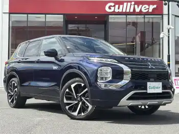 三菱 アウトランダー ＰＨＥＶ P 純正ナビ Sヒーター Pシート ETC LED