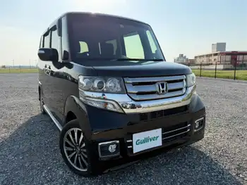 ホンダ Ｎ ＢＯＸ カスタム G ターボ Lパッケージ ワンオーナー 社外ナビTV 両側Pスラ Bカメ