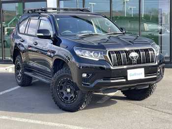 トヨタ ランドクルーザー プラド TX Lパッケージ ブラックED リフトアップ 9型ディスプレイ全方位モニタ