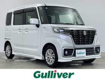 スズキ スペーシア カスタム HYBRID GS 禁煙車 純正ナビ 全周囲カメラ 片側電動 AW