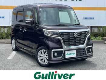スズキ スペーシア カスタム HYBRID GS ワンオーナー 純正ナビ CD/DVD/TV/BT ETC