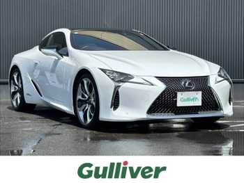 レクサス ＬＣ 500h Lパッケージ 純正ナビ ガラスルーフ 赤レザーシート