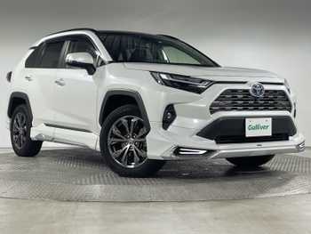 トヨタ ＲＡＶ４ ハイブリッドG DA サンルーフ BSM Qi充電 モデリスタ LED