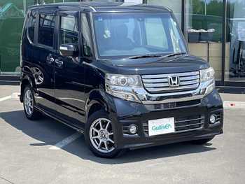 ホンダ Ｎ ＢＯＸ カスタム G ターボSSパッケージ 純正SDナビ バックカメラ 両側パワスラ