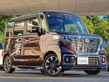 スズキ スペーシア カスタム HYBRID XS ターボ 禁煙車 4WD ターボ 追従機能付クルコン