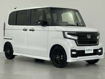 ホンダ Ｎ ＢＯＸ カスタム L ターボ スタイル+ブラック 純正9インチナビ 後席モニター ドラレコ