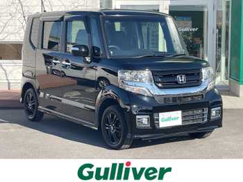 ホンダ Ｎ ＢＯＸ カスタム SSブラックSパッケージ 純正8型ナビ 純正後席モニタ 両側電動 HID