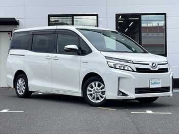 トヨタ ヴォクシー ハイブリッド V 1オナ 純正9型ナビ 天吊モニター 両側電動
