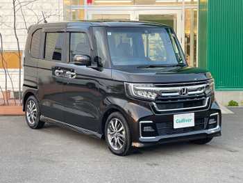 ホンダ Ｎ ＢＯＸ カスタム L 純正8型ナビ 純正10.1型後モニタ エンスタ