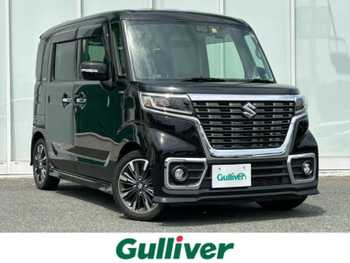 スズキ スペーシア カスタム HYBRID XS 純正8インチナビ 両側パワスラ Bカメ ETC