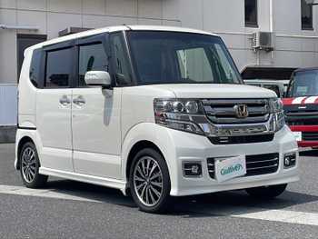 ホンダ Ｎ ＢＯＸ カスタム G ターボ Lパッケージ 社外ナビ 衝突軽減 両側パワスラ ビルトETC