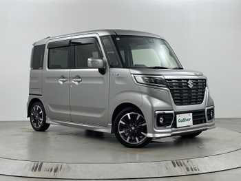 スズキ スペーシア カスタム HYBRID XS ターボ ☆純正ナビ ☆前後ドラレコ ☆ETC  ☆Pスタ