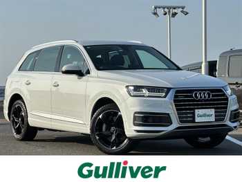アウディ Ｑ７ 3．0TFSI クワトロ 黒革シート 夏冬タイヤ ナビ ETC LED
