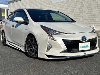 トヨタ プリウス S ツーリングセレクション モデリスタエアロ　9型ナビ　レザーシート