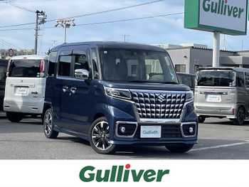 スズキ スペーシア カスタム HYBRID XS ターボ 4WD　社外ナビ　ETC　ドラレコ