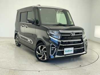 ダイハツ タント カスタム RS スタイルセレクション 純正ナビ(TV/CD/DVD/BT) レザーシート